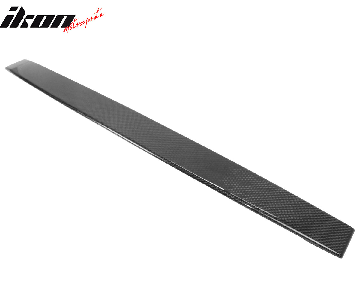 Fits 15-21 Benz W205 C-Class Coupe OE Style Carbon Fiber CF Rear Roof Spoiler