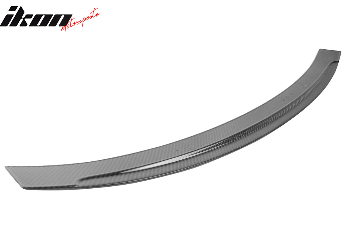 Fits 15-21 Benz W205 C-Class Coupe OE Style Carbon Fiber CF Rear Roof Spoiler