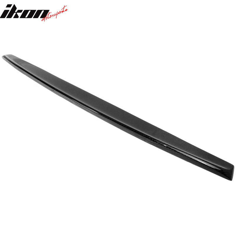 Fits 17-23 BMW G30 5-Series Sedan Carbon Fiber CF Rear Roof Window Spoiler Wing