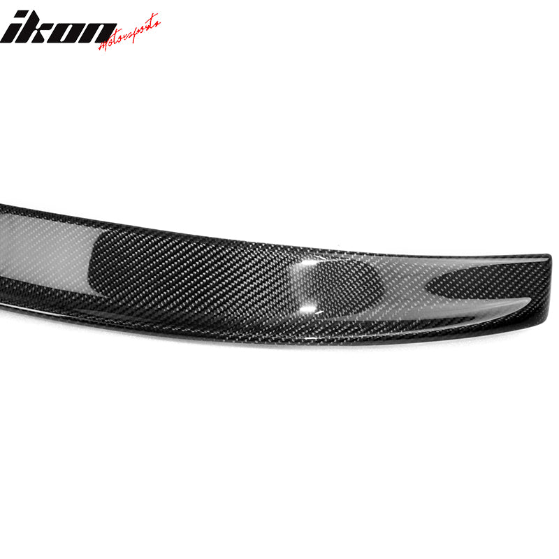 Fits 17-23 BMW G30 5-Series Sedan Carbon Fiber CF Rear Roof Window Spoiler Wing