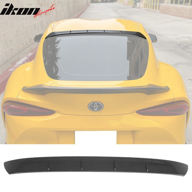 2020-2023 Toyota Supra GR MK5 Matte Black Rear Roof Spoiler Wing ABS