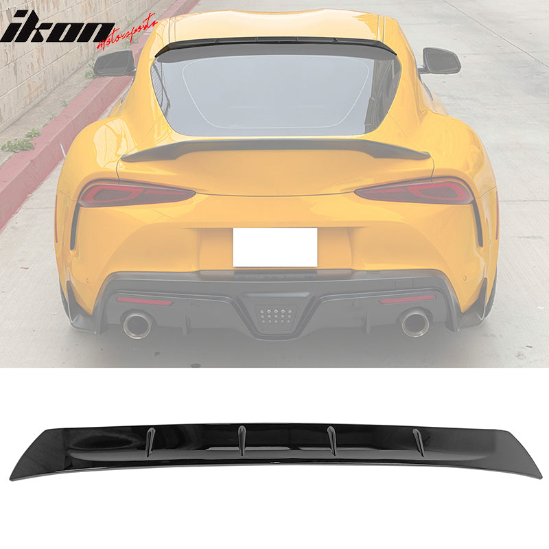 2020-2023 Toyota GR Supra & Supra Painted #202 Black Roof Spoiler ABS