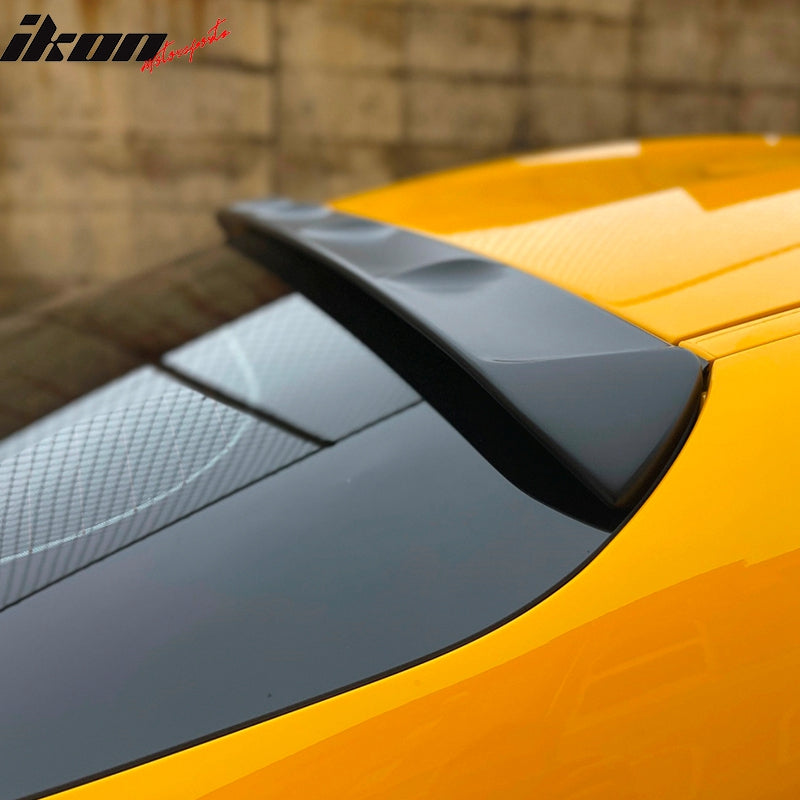 Fis 20-23 Toyota GR Supra 5th V2 Style Matte Black Rear Window Roof Spoiler Wing