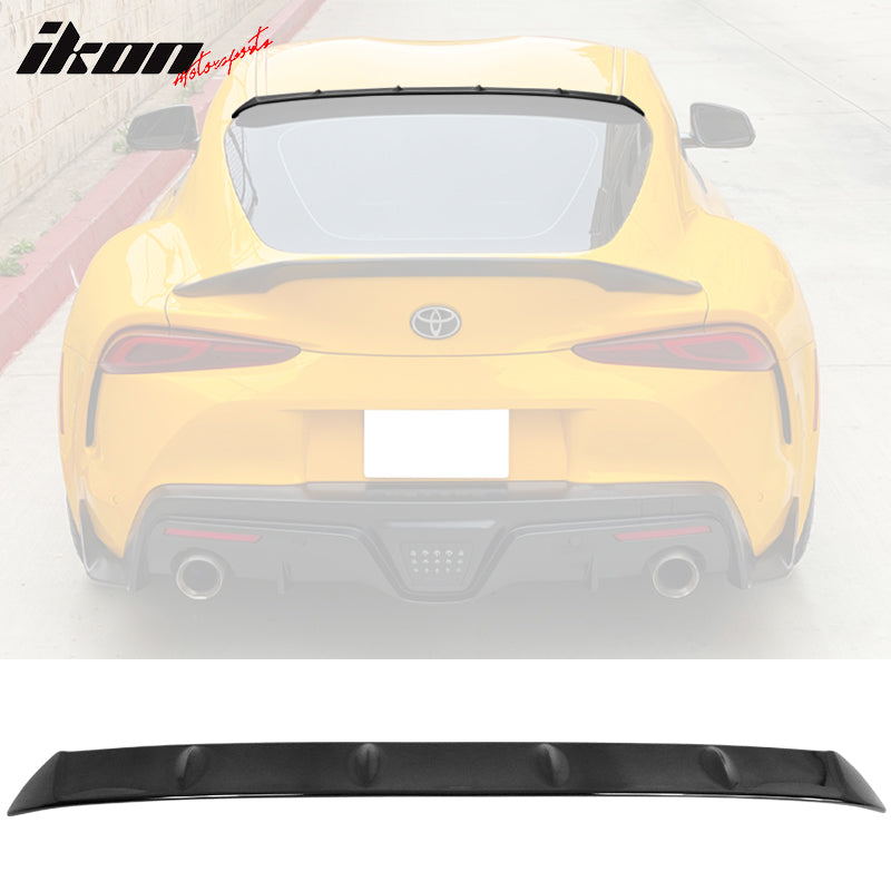 2020-2023 Toyota GR Supra MK5 V2 Painted Black #202 Roof Spoiler ABS