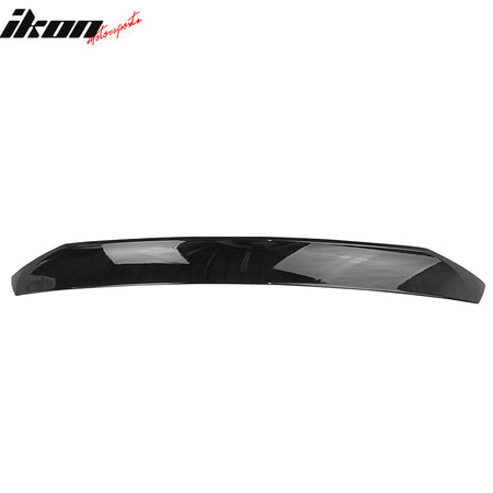 Fits 22-24 Subaru BRZ & Toyota GR86 IKON Style Gloss Black Rear Roof Spoiler ABS