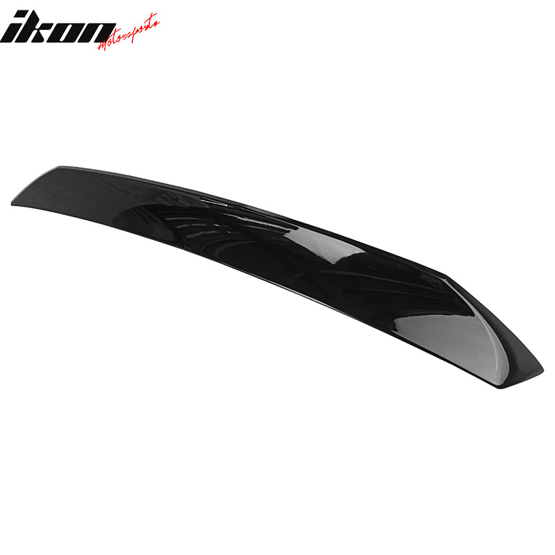 Fits 22-24 Subaru BRZ & Toyota GR86 IKON Style Gloss Black Rear Roof Spoiler ABS