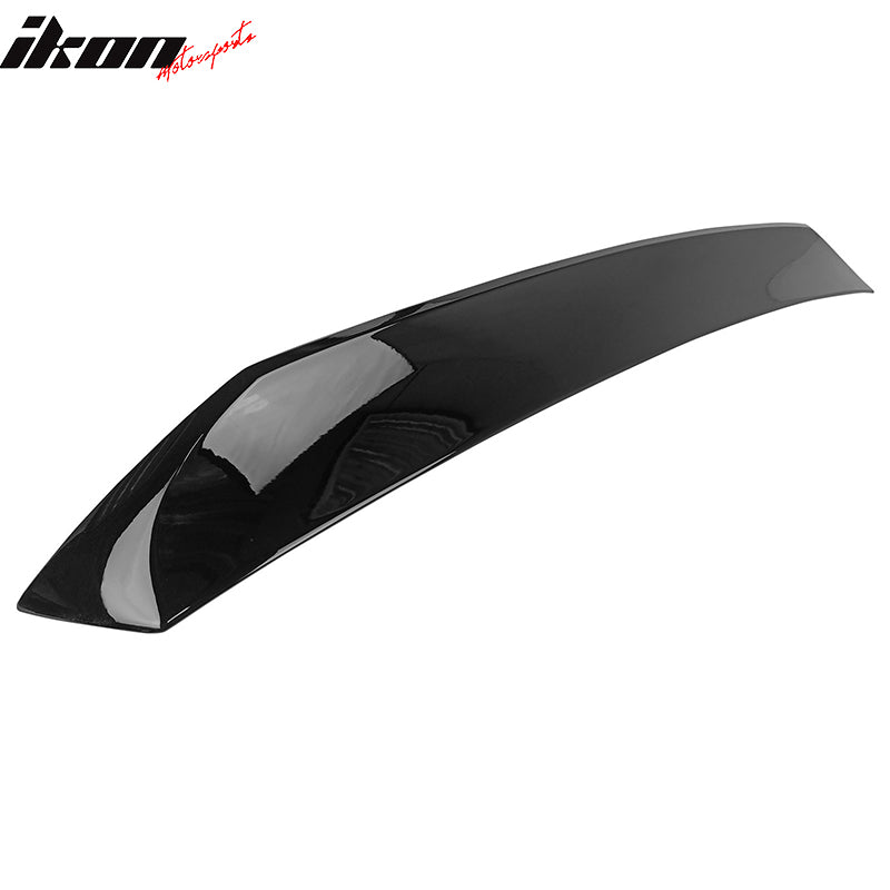 Fits 22-24 Subaru BRZ & Toyota GR86 IKON Style Gloss Black Rear Roof Spoiler ABS