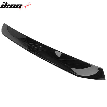 Fits 22-24 Subaru BRZ & Toyota GR86 IKON Style Gloss Black Rear Roof Spoiler ABS