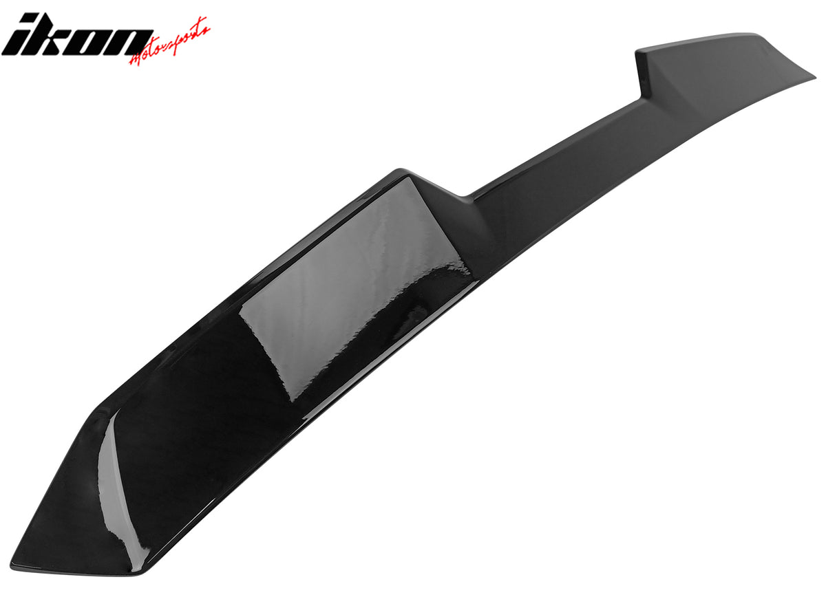 Fits 22-24 Subaru BRZ Toyota GR86 V Style Gloss Black Rear Roof Spoiler Wing ABS