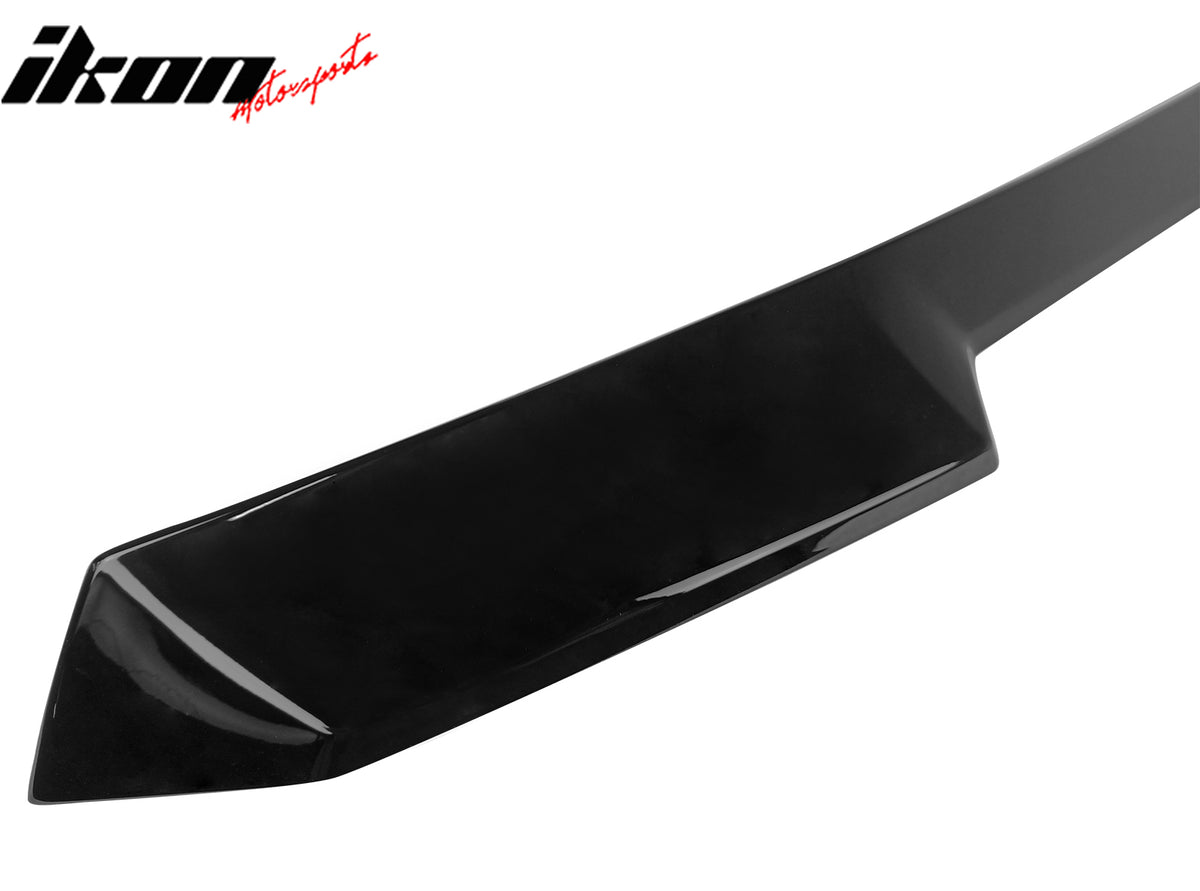 Fits 22-24 Subaru BRZ Toyota GR86 V Style Gloss Black Rear Roof Spoiler Wing ABS