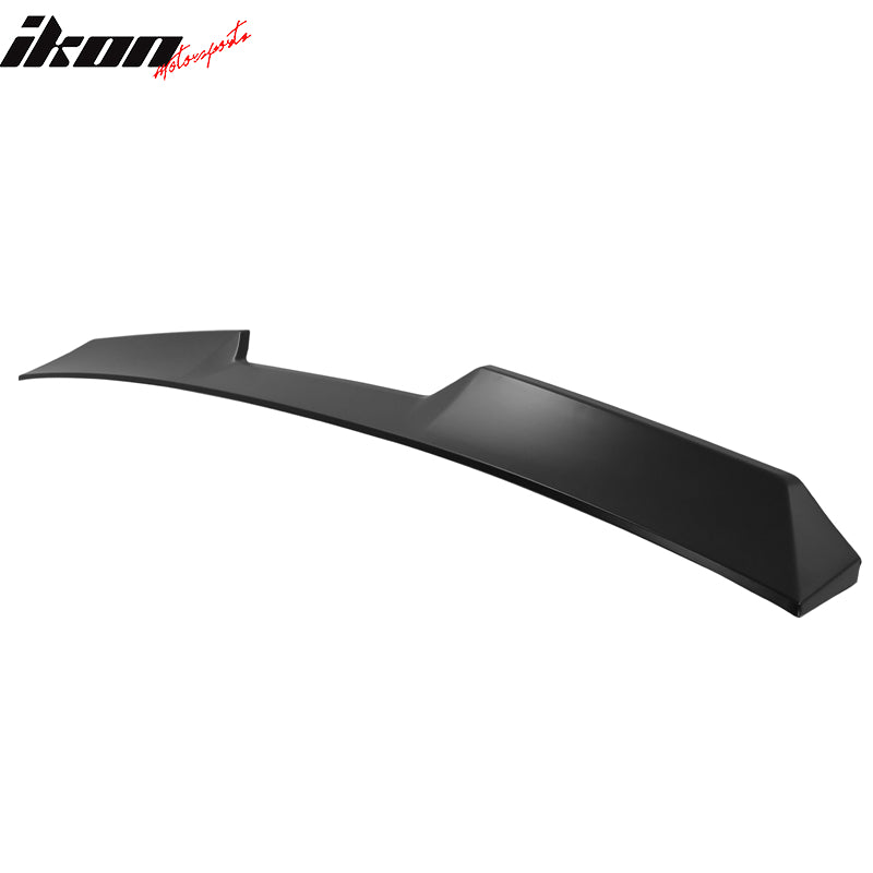 IKON MOTORSPORTS, Roof Spoiler Compatible With 2022-2024 Subaru WRX, ABS Plastic V Style Rear Window Visor Wing Lip, 2023