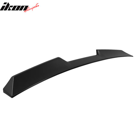 IKON MOTORSPORTS, Roof Spoiler Compatible With 2022-2024 Subaru WRX, ABS Plastic V Style Rear Window Visor Wing Lip, 2023