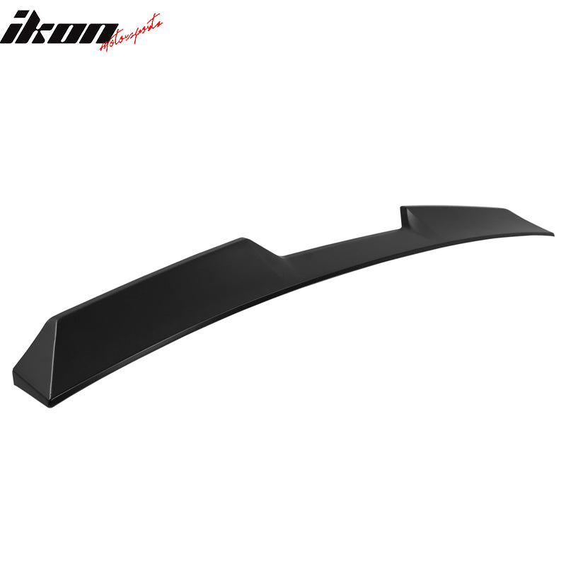 IKON MOTORSPORTS, Roof Spoiler Compatible With 2022-2024 Subaru WRX, ABS Plastic V Style Rear Window Visor Wing Lip, 2023