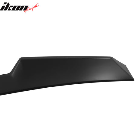 IKON MOTORSPORTS, Roof Spoiler Compatible With 2022-2024 Subaru WRX, ABS Plastic V Style Rear Window Visor Wing Lip, 2023