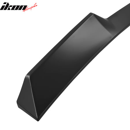 IKON MOTORSPORTS, Roof Spoiler Compatible With 2022-2024 Subaru WRX, ABS Plastic V Style Rear Window Visor Wing Lip, 2023