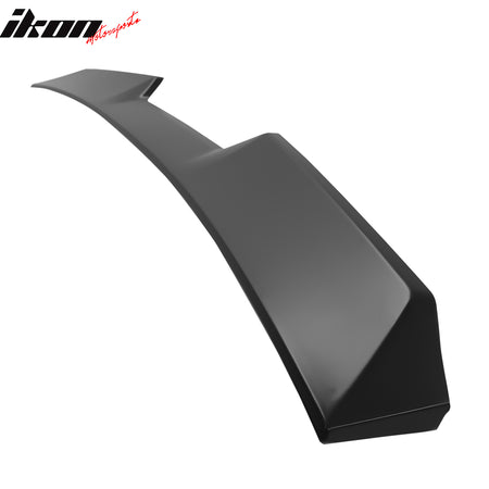 IKON MOTORSPORTS, Roof Spoiler Compatible With 2022-2024 Subaru WRX, ABS Plastic V Style Rear Window Visor Wing Lip, 2023