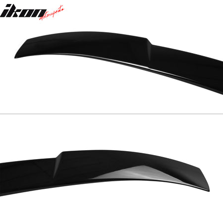 Fits 16-21 Honda Civic Sedan IKON Style Roof Spoiler ABS #NH547 Berlina Black