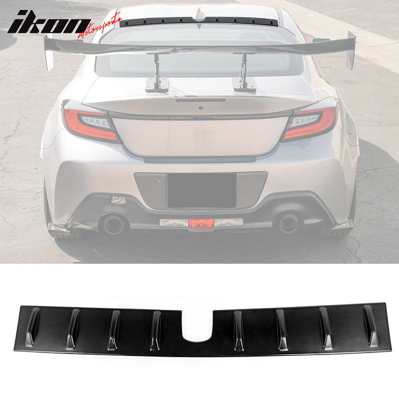 2022-2024 Subaru BRZ Toyota GR86 Rear Vortex Roof Spoiler Unpainted