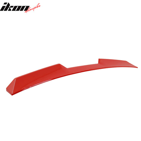 Fit 22-24 Subaru WRX 5th V Style Rear Roof Spoiler ABS Painted #DCK Ignition Red