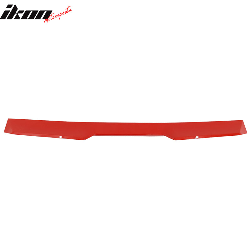 Fit 22-24 Subaru WRX 5th V Style Rear Roof Spoiler ABS Painted #DCK Ignition Red