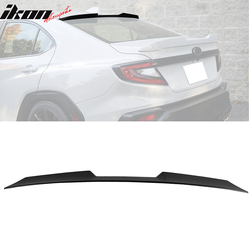 2022-2024 Subaru WRX V Style ABS Rear Roof Spoiler Painted #P8Y Gray