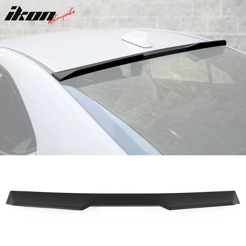 2022-2024 Subaru WRX 5th V Style Window Roof Spoiler Matte Black ABS