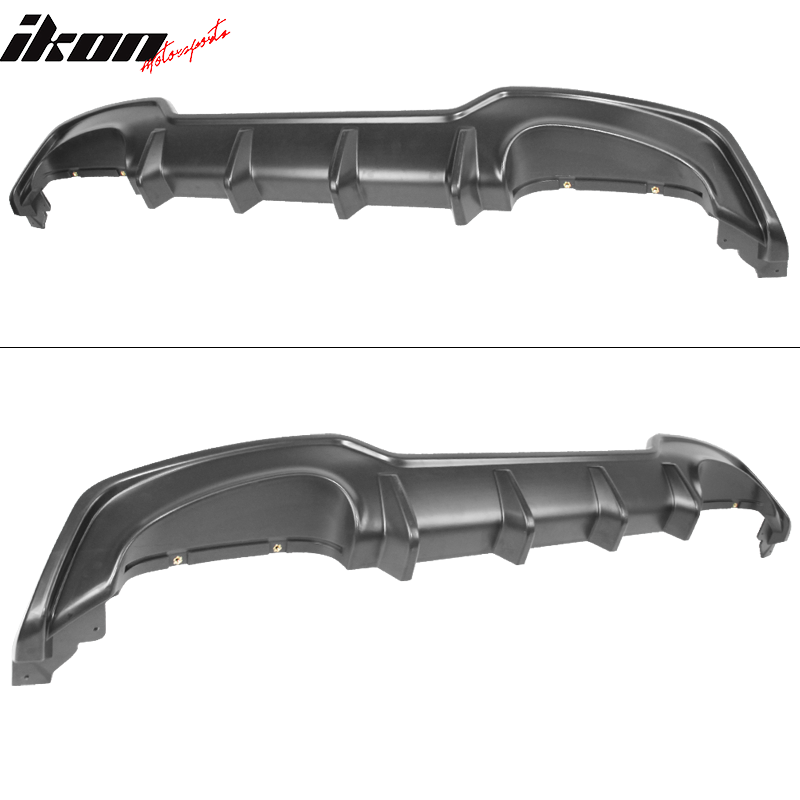 Fits 19-22 Corolla Hatchback ABS Rear Diffuser & Splitter & Dual Muffler Tip