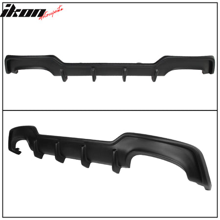 Fits 19-22 Corolla Hatchback Rear Diffuser & Bumper Splitter & Dual Muffler Tip