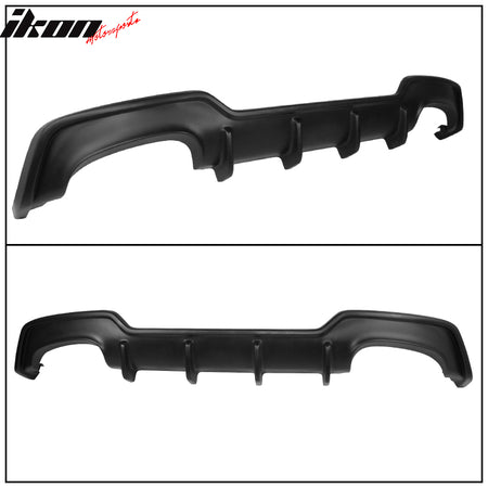 Fits 19-22 Corolla Hatchback Rear Diffuser & Bumper Splitter & Dual Muffler Tip