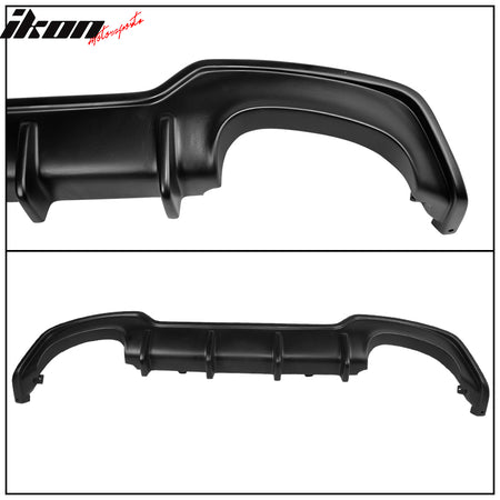 Fits 19-22 Corolla Hatchback Rear Diffuser & Bumper Splitter & Dual Muffler Tip