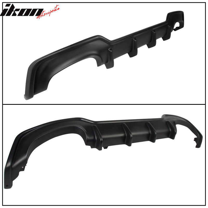 Fits 19-22 Corolla E210 Hatchback Matte Black Rear Diffuser & Bumper Splitter