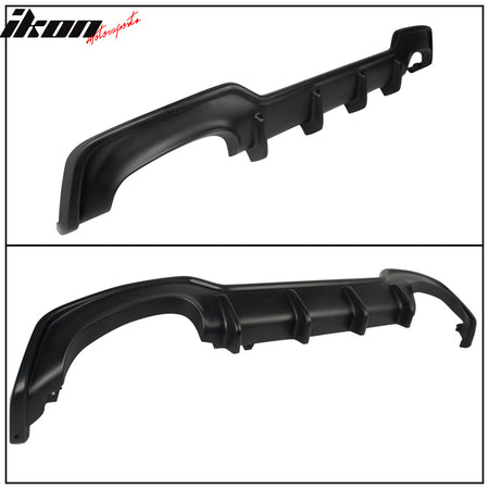 Fits 19-22 Toyota Corolla E210 Hatchback 5Dr T Style Matte Black Rear Diffuser