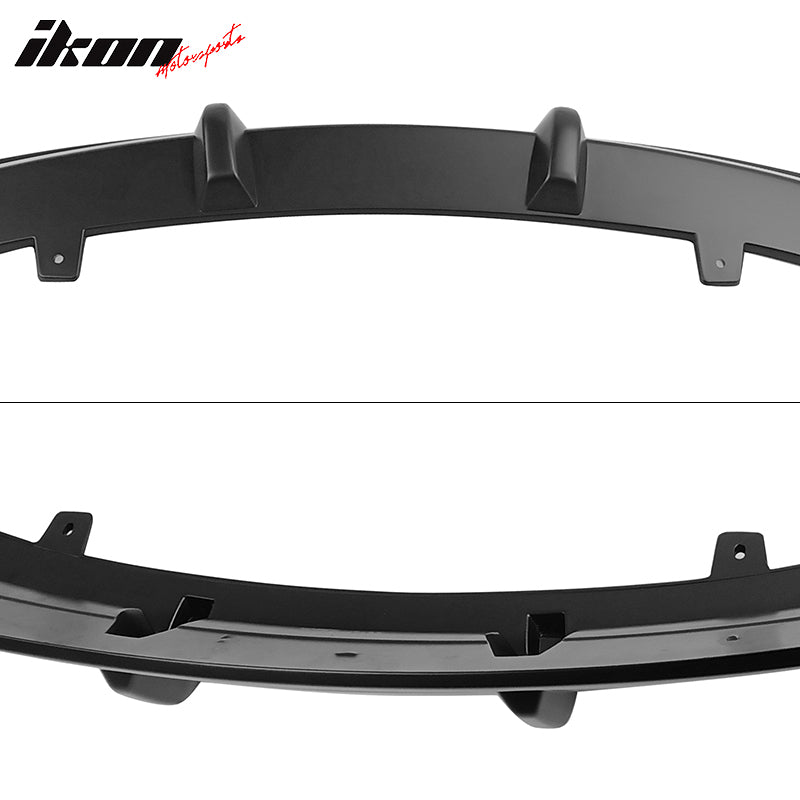 Fits 17-23 Tesla Model 3 V Style Matte Black Rear Lower Bumper Lip Diffuser ABS