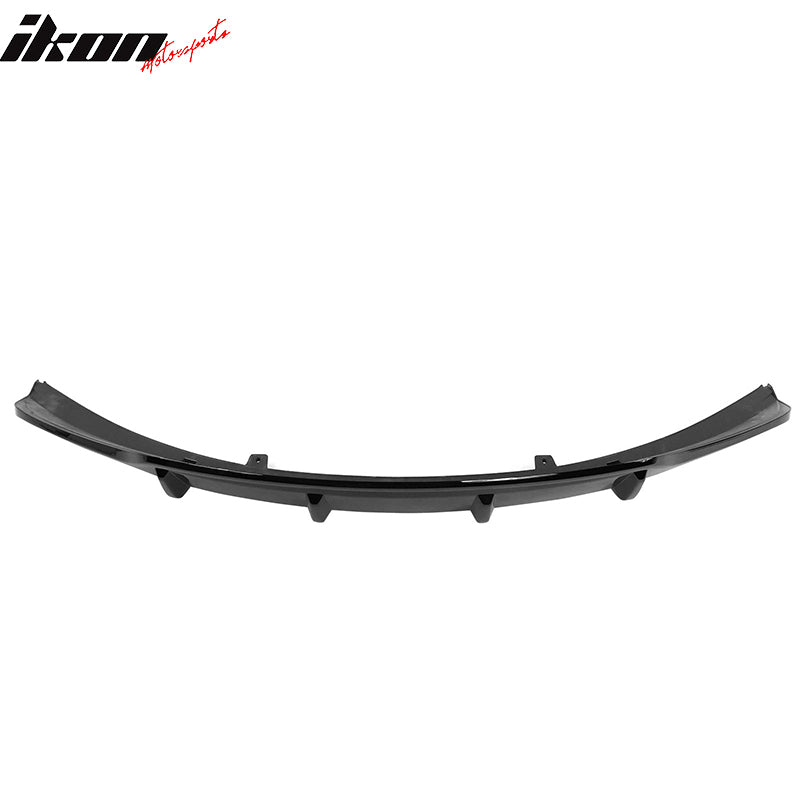 Fits 17-23 Tesla Model 3 Rear Bumper Lip Diffuser V Style Spoiler #PBSB Black