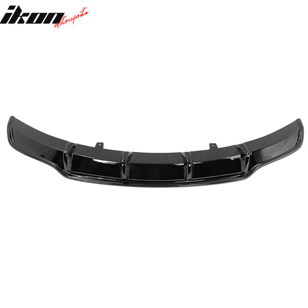 Fits 17-23 Tesla Model 3 Rear Bumper Lip Diffuser V Style Spoiler #PBSB Black