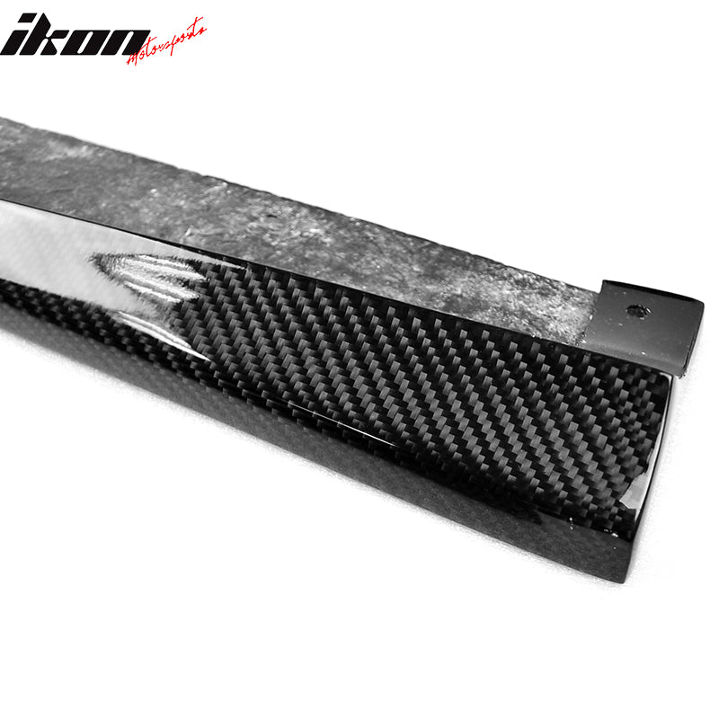 For 12-14 Benz W204 C-Class Rear Bumper Side Aprons OE Style Carbon Fiber Canard