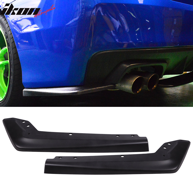 2015-2021 Subaru WRX STI Matte Black Rear Bumper Splitter Lip ABS