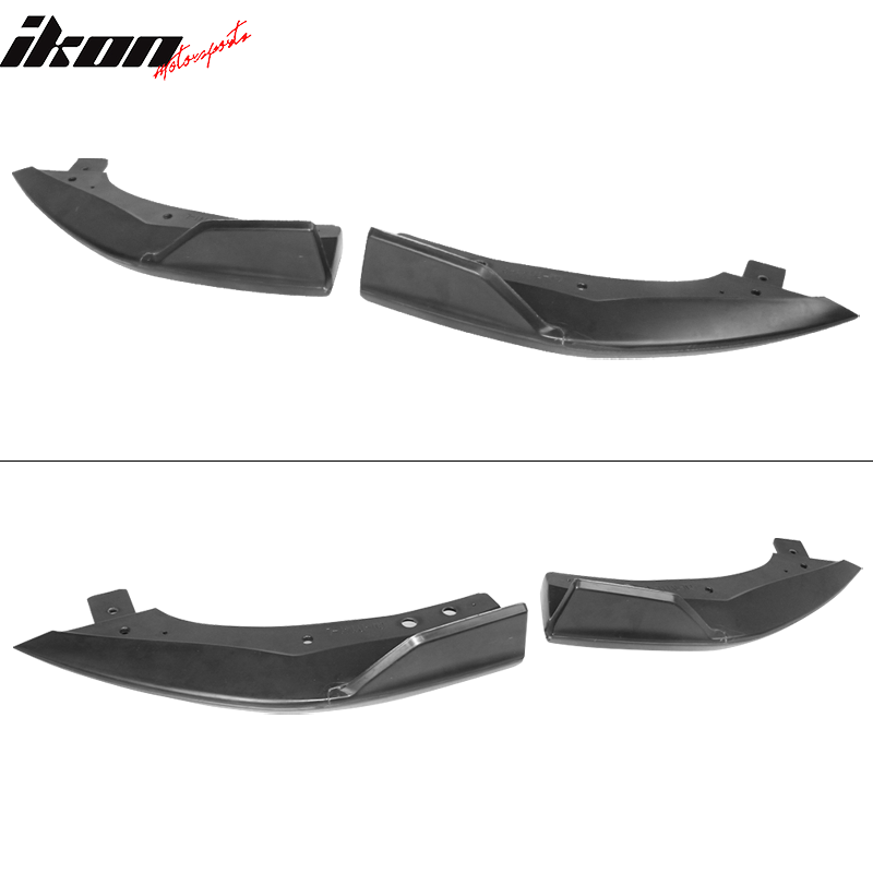 Fits 19-22 Corolla Hatchback ABS Rear Diffuser & Splitter & Dual Muffler Tip