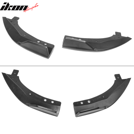 Fits 19-22 Toyota Corolla E210 Hatchback 5Dr T Style Rear Bumper Lip Aprons 2PCS