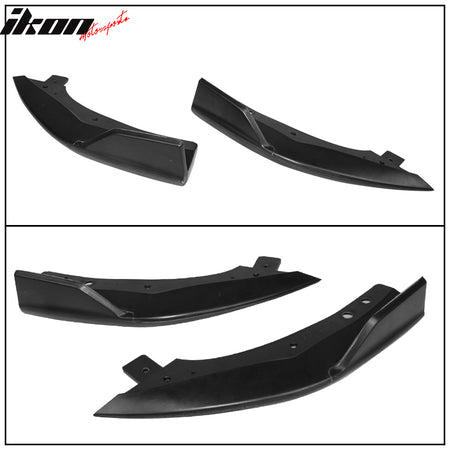 Fits 19-22 Corolla E210 Hatchback Matte Black Rear Diffuser & Bumper Splitter