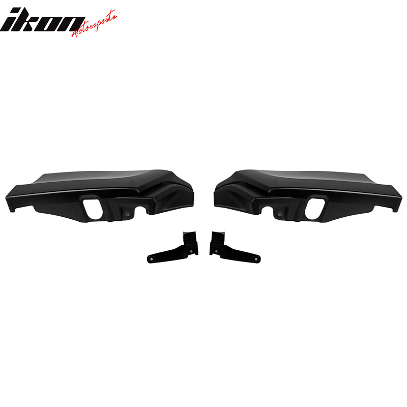 Fits 15-21 Subaru WRX STI Rear Bumper Lip Diffuser Side Aprons Valance Canard PP