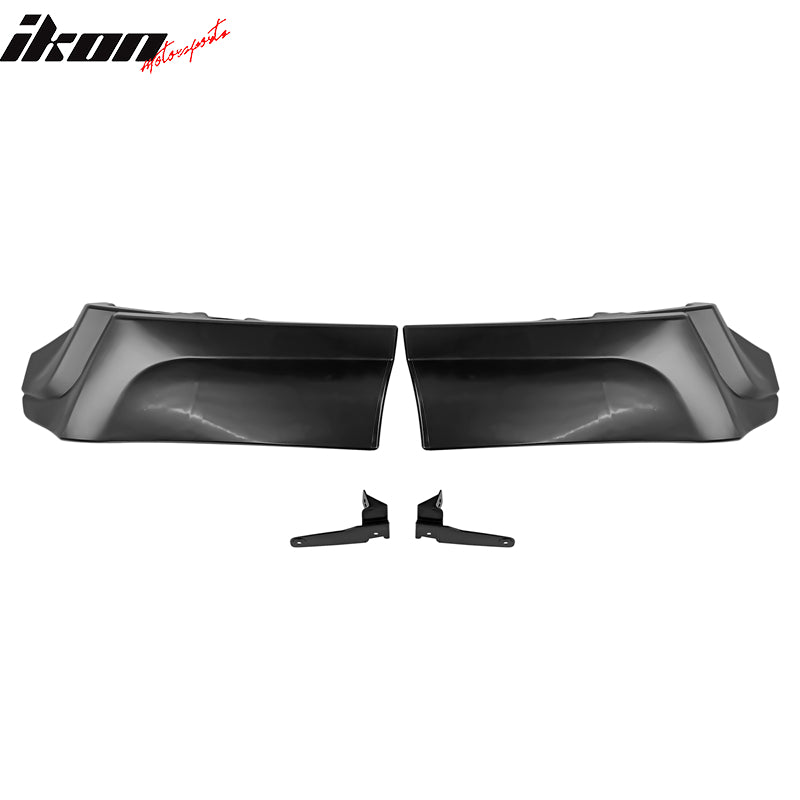 Fits 15-21 Subaru WRX STI Rear Bumper Lip Diffuser Side Aprons Valance Canard PP