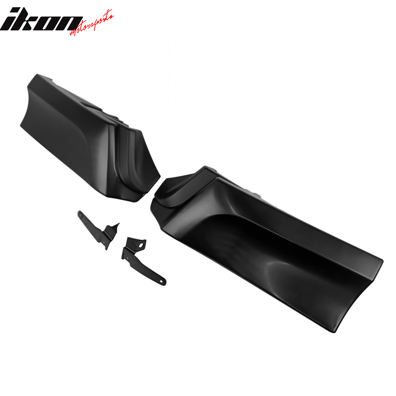 Fits 15-21 Subaru WRX STI Rear Bumper Lip Diffuser Side Aprons Valance Canard PP