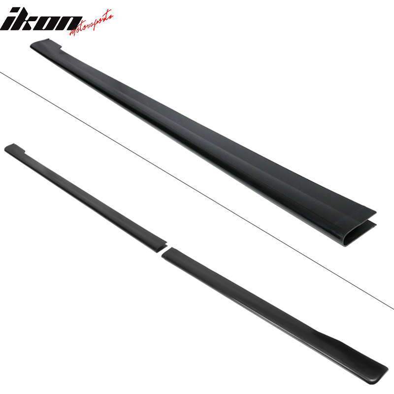 Fits 15-21 Subaru WRX STI Side Skirts Extension Splitter Rocker Panel Kit PP 2PC