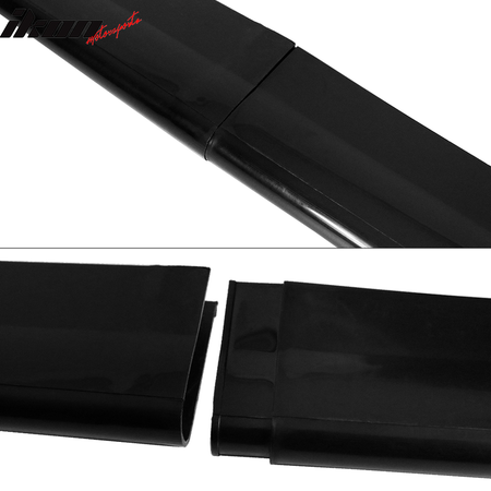 Fits 15-21 Subaru WRX STI Side Skirts Extension Splitter Rocker Panel Kit PP 2PC