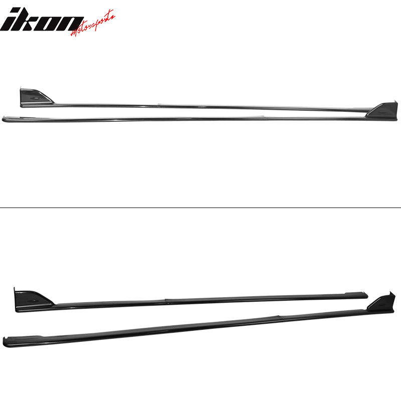 Fits 15-21 Subaru WRX STI Style 2PCS Car Side Skirts Extension Rocker Panel PP