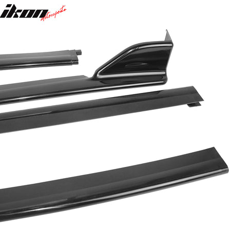 Fits 15-21 Subaru WRX STI Style 2PCS Car Side Skirts Extension Rocker Panel PP