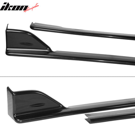 Fits 15-21 Subaru WRX STI Style 2PCS Car Side Skirts Extension Rocker Panel PP