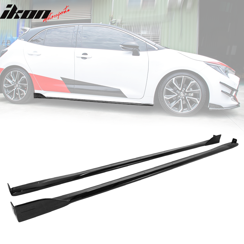 2019-2023 Toyota Corolla E210 T Style Matte Black Side Skirts ABS