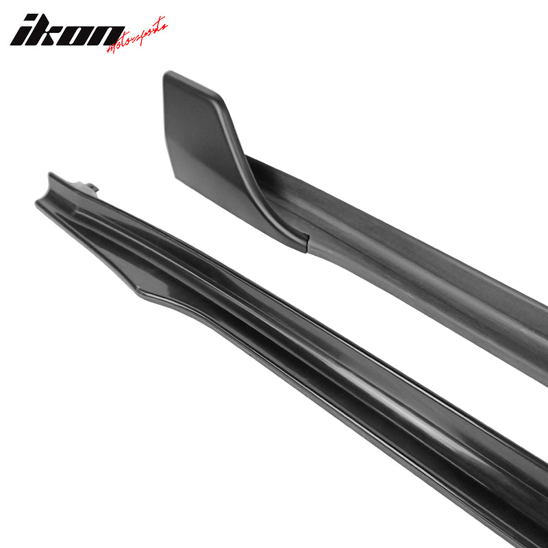 Fits 17-23 Tesla Model 3 V Style Side Skirts Extension Lip Rocker Panel PP 6PCS